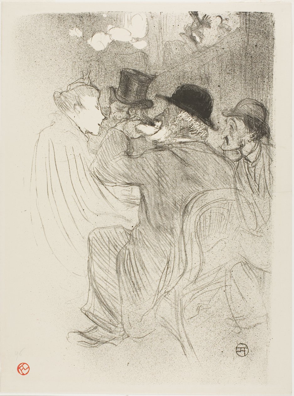 Moulin Rougessa: töykeä! Todellinen töykeä! tekijältä Henri de Toulouse Lautrec
