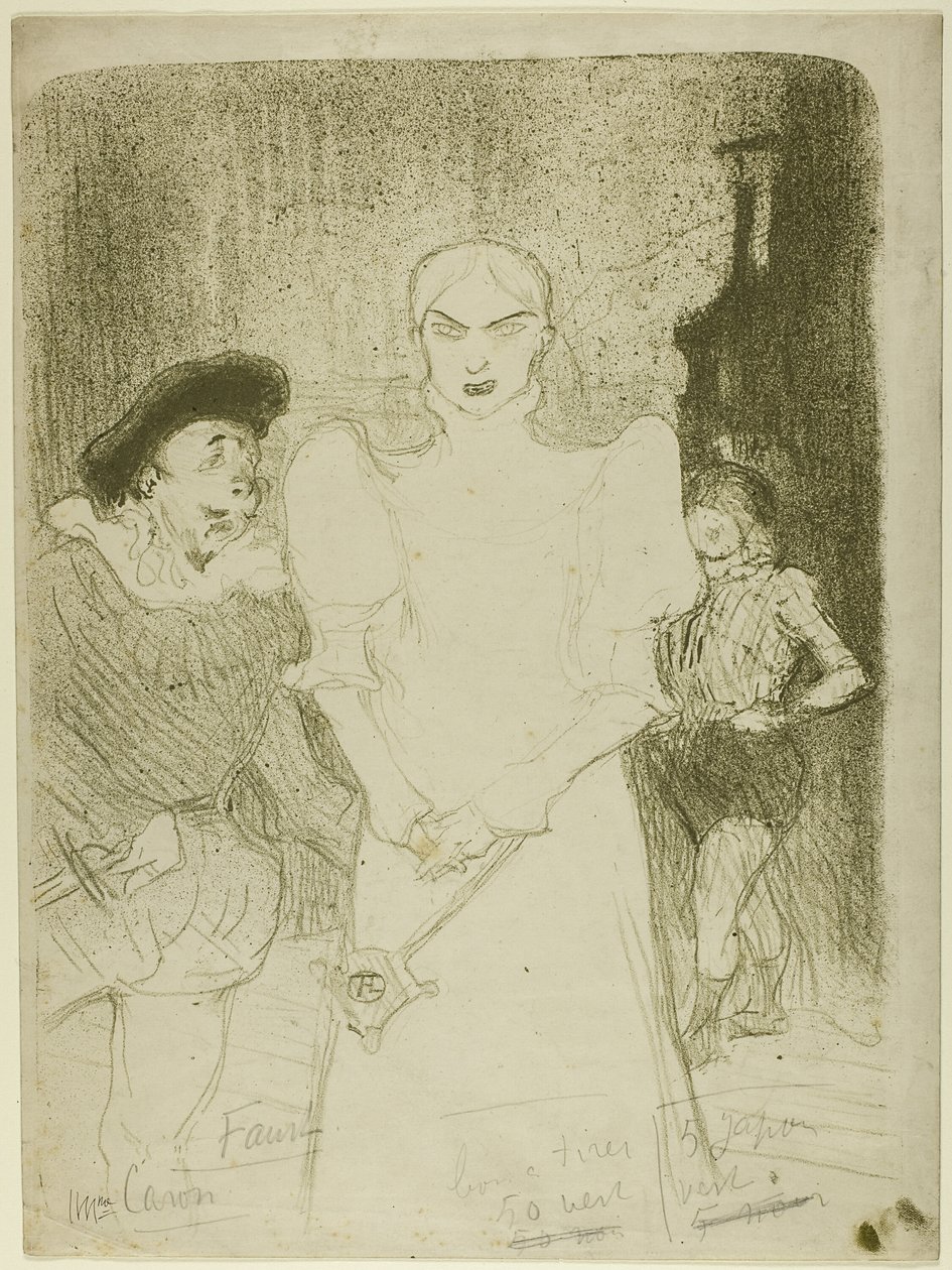 Oopperassa: Madame Caron Faustissa tekijältä Henri de Toulouse Lautrec