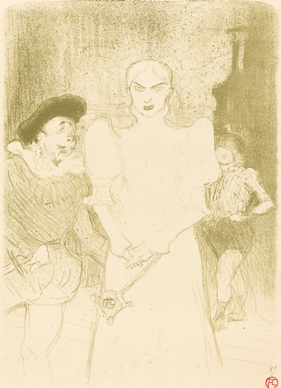 Oopperassa: rouva Caron elokuvassa Faust tekijältä Henri de Toulouse Lautrec