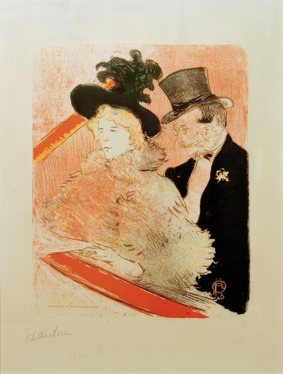 Konsertissa tekijältä Henri de Toulouse Lautrec