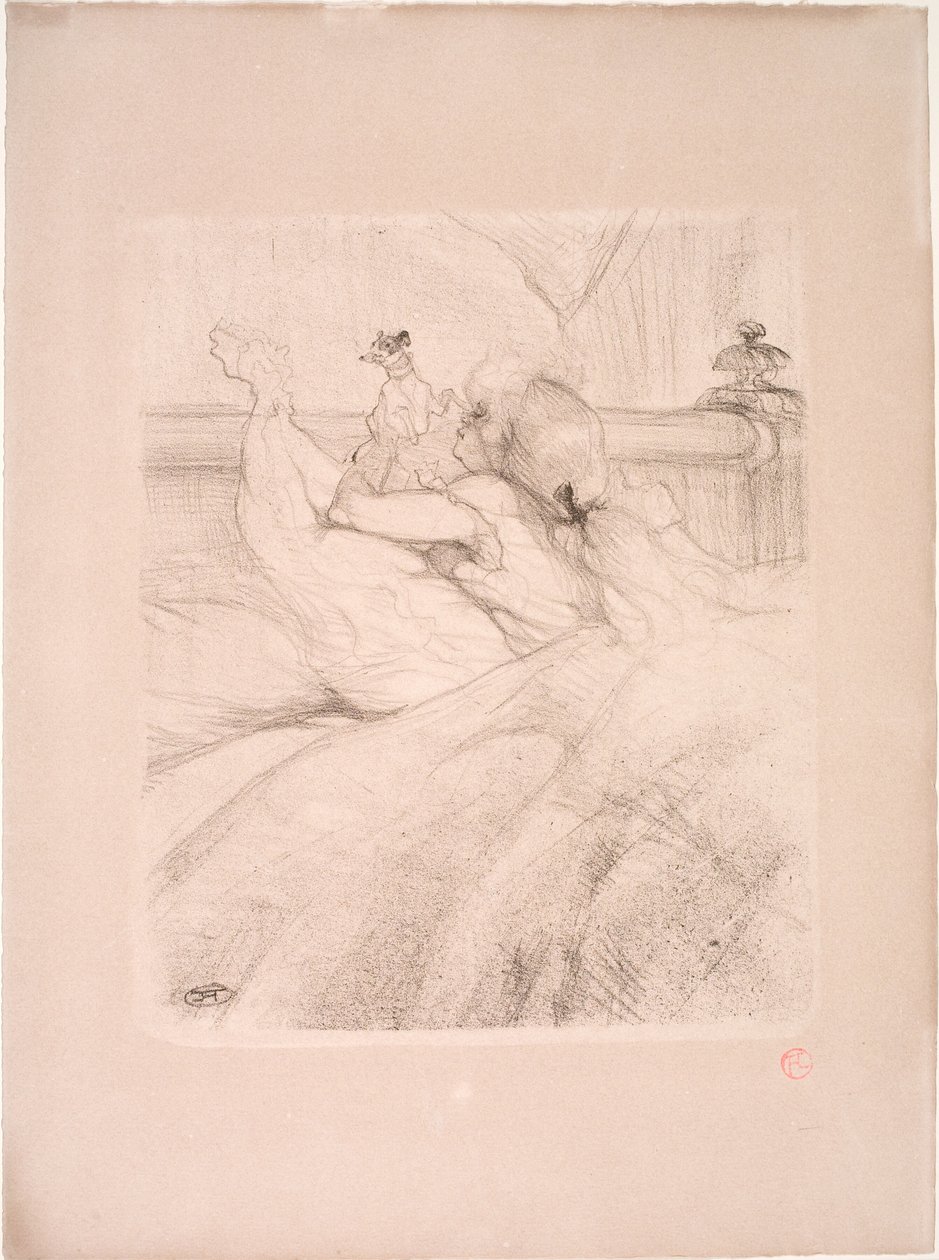 Sängyssä tekijältä Henri de Toulouse Lautrec