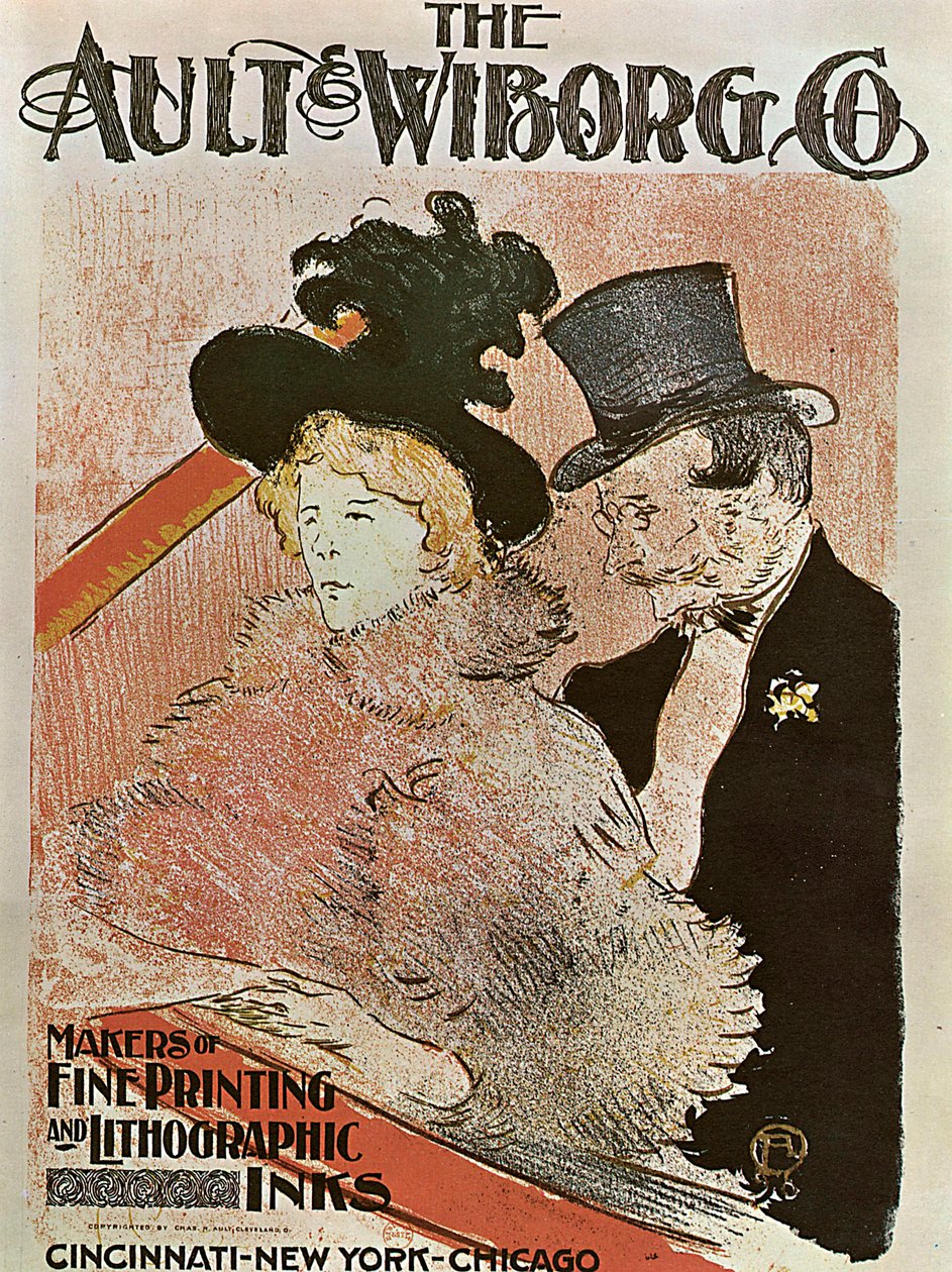 Konsertissa 1896. tekijältä Henri de Toulouse Lautrec