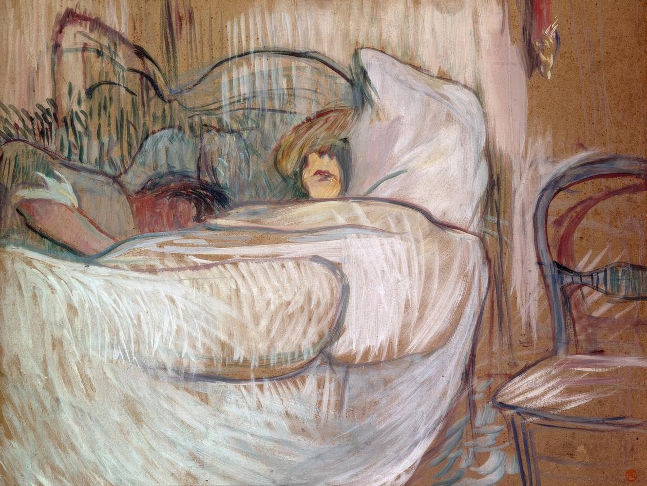 Sängyssä tekijältä Henri de Toulouse Lautrec