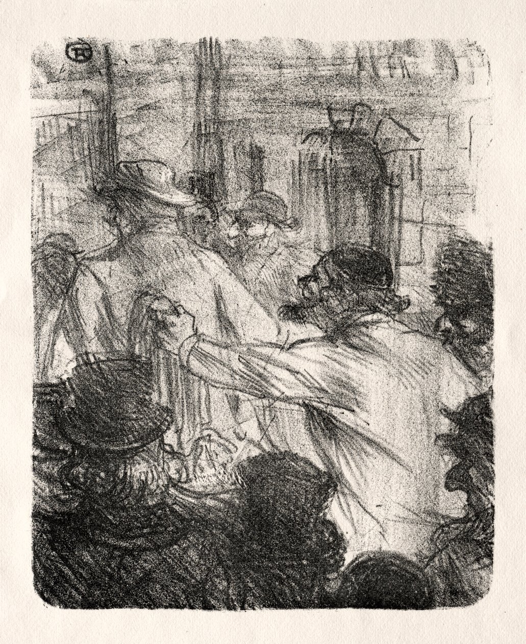 Siinain juurella: Kangashalli, Krakova tekijältä Henri de Toulouse Lautrec