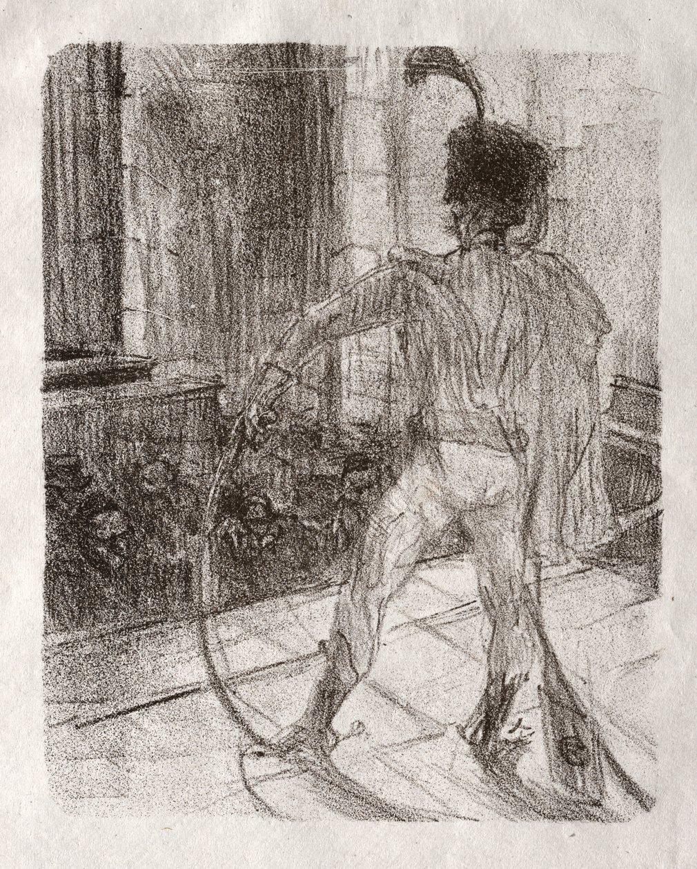 Siinain juurella: Schlomé Fuss synagogassa tekijältä Henri de Toulouse Lautrec