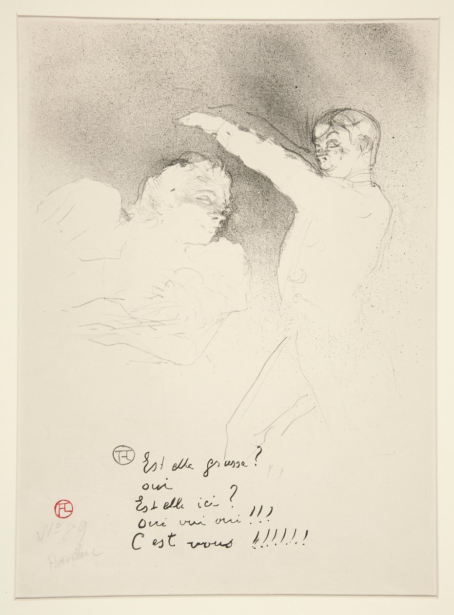 Lajikkeissa: Miss Lender ja Brasseur tekijältä Henri de Toulouse Lautrec