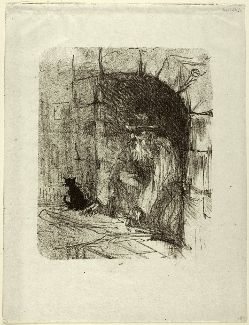 Krakovan liikkeen takahuone, Au Pied du Sinaïsta tekijältä Henri de Toulouse Lautrec