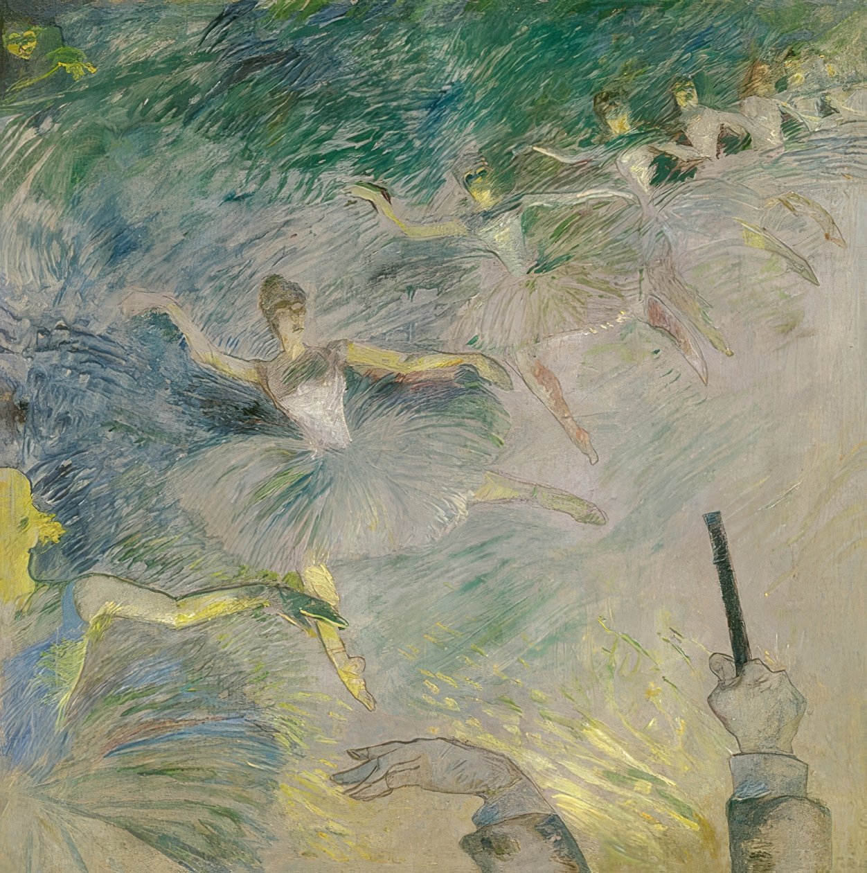 Balettitanssijat. 1885/86 tekijältä Henri de Toulouse Lautrec