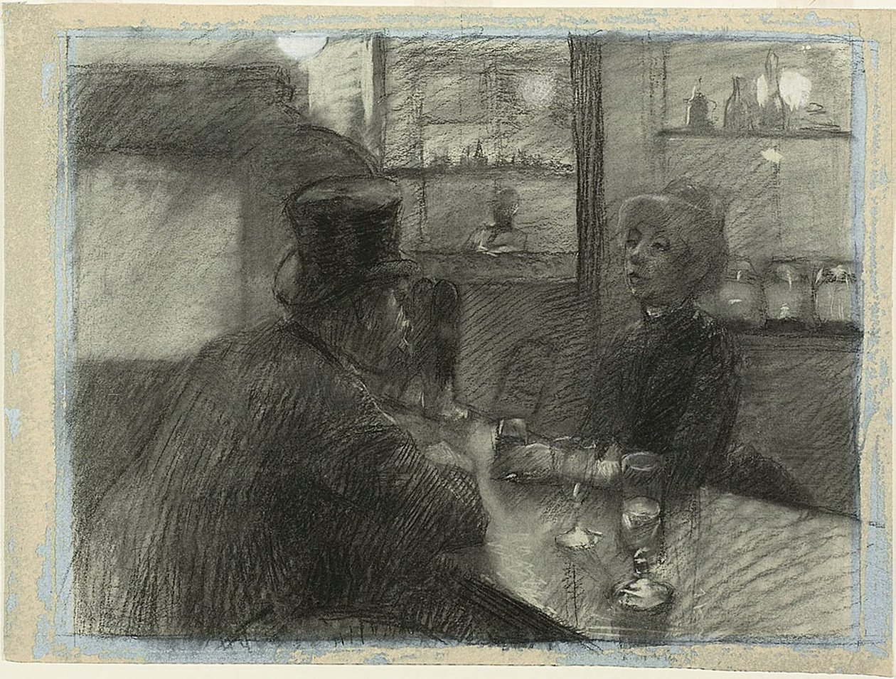 Bar del Cafè de la rue de Romefinnish tekijältä Henri de Toulouse Lautrec