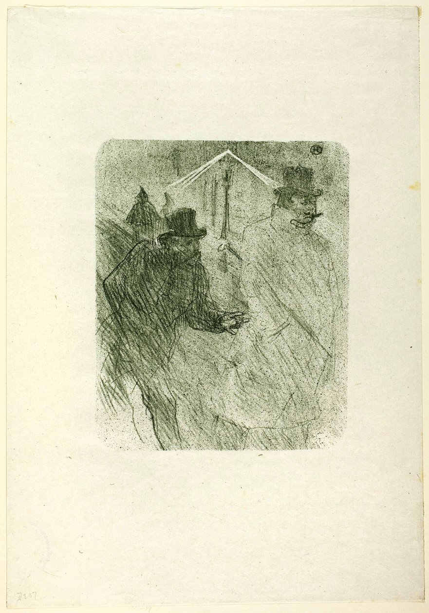 Paroni Moïse Begging, Au Pied du Sinaïsta tekijältä Henri de Toulouse Lautrec