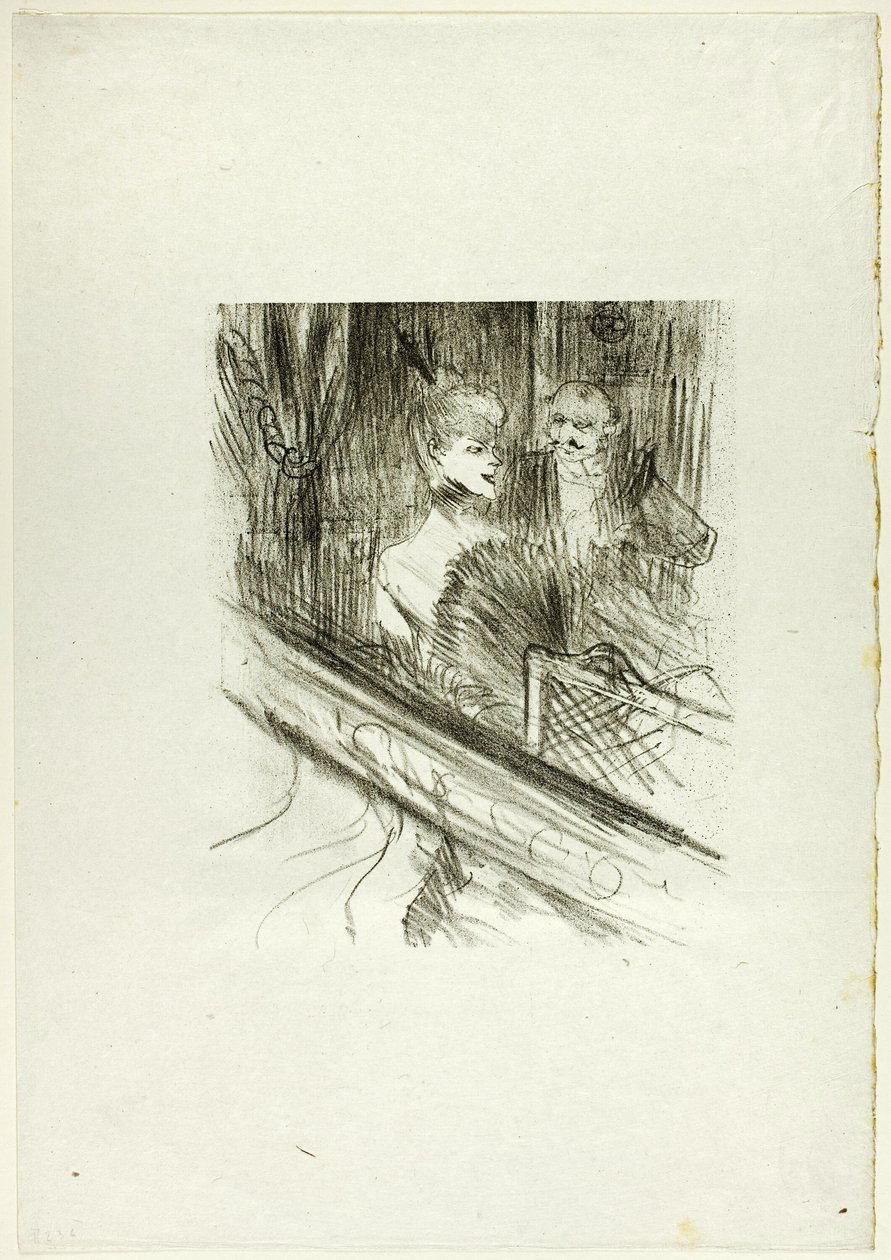 Paroni Moïse, laatikko, Au Pied du Sinaïsta tekijältä Henri de Toulouse Lautrec
