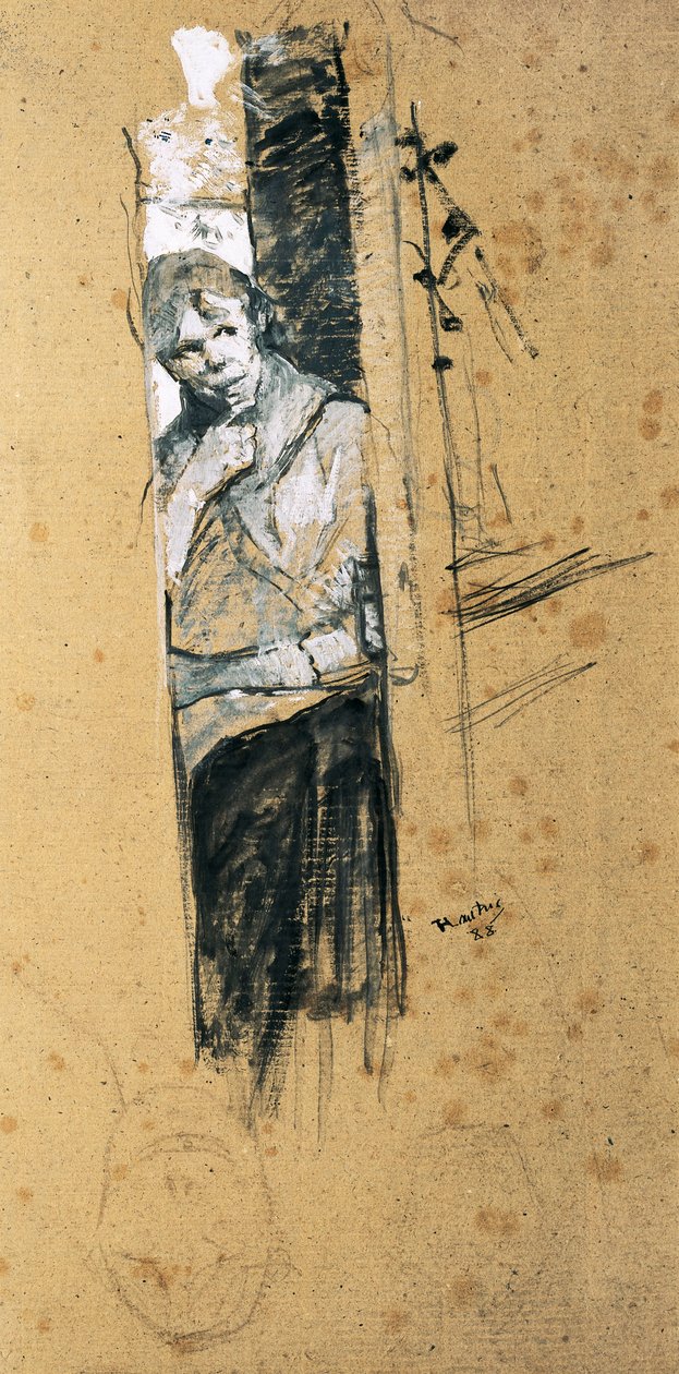 Kulissien takana tekijältä Henri de Toulouse Lautrec