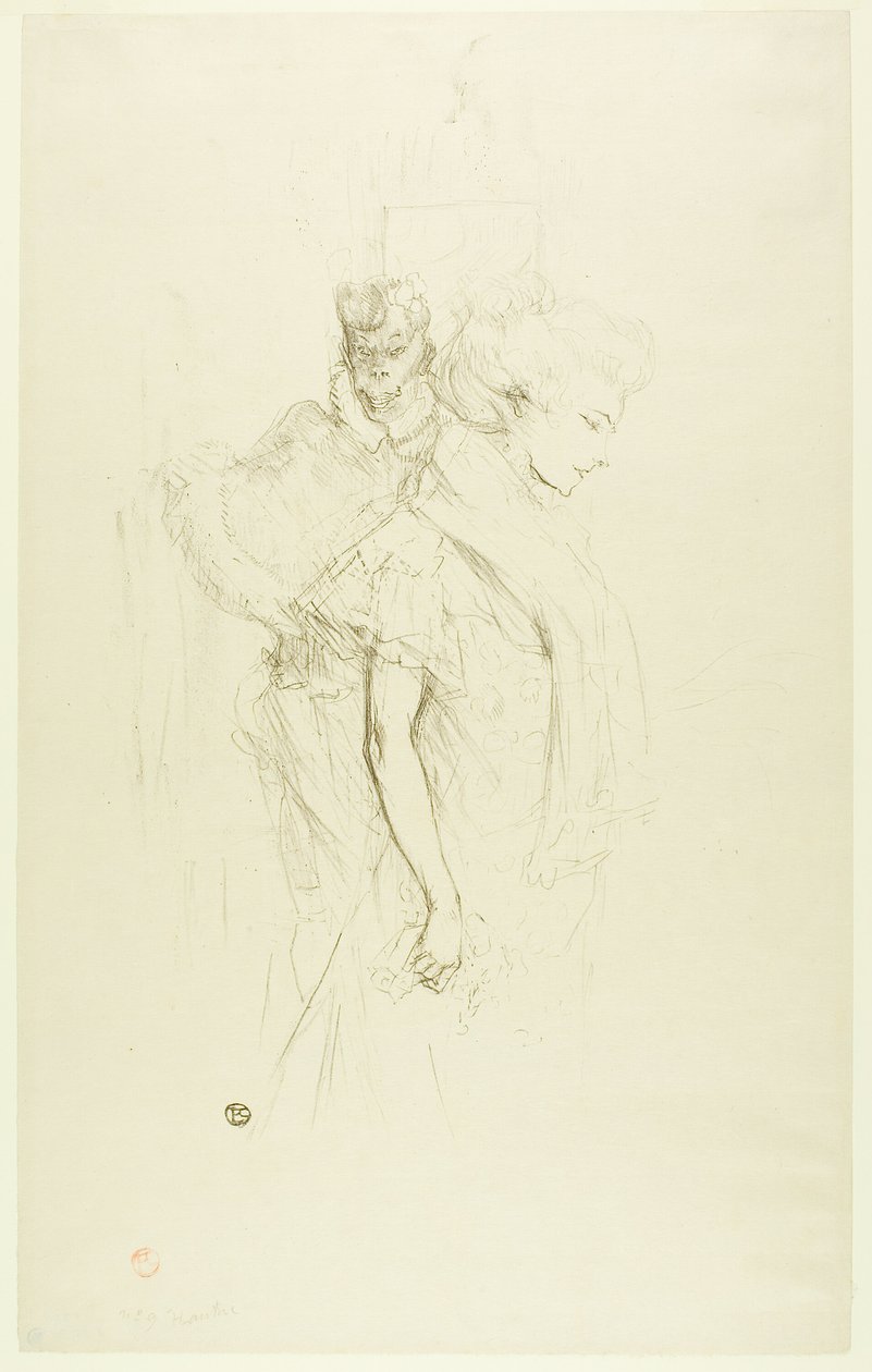 Valkoinen ja musta tekijältä Henri de Toulouse Lautrec