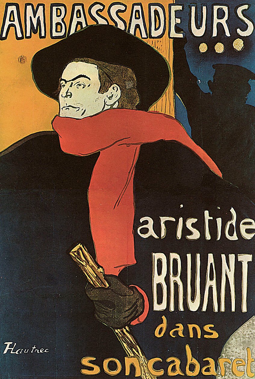 Bunting in Ambassadors, 1892. tekijältä Henri de Toulouse Lautrec