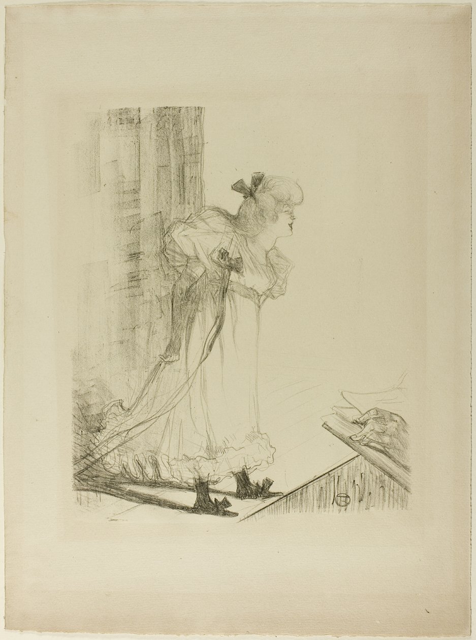 Kabareen laulaja tekijältä Henri de Toulouse Lautrec