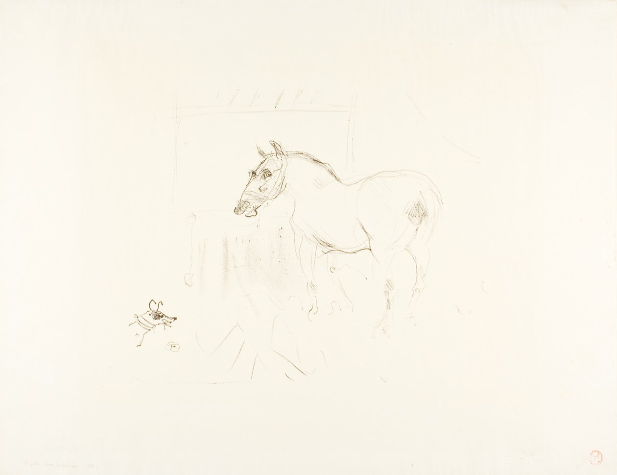 Calmèsen pikku poni tekijältä Henri de Toulouse Lautrec