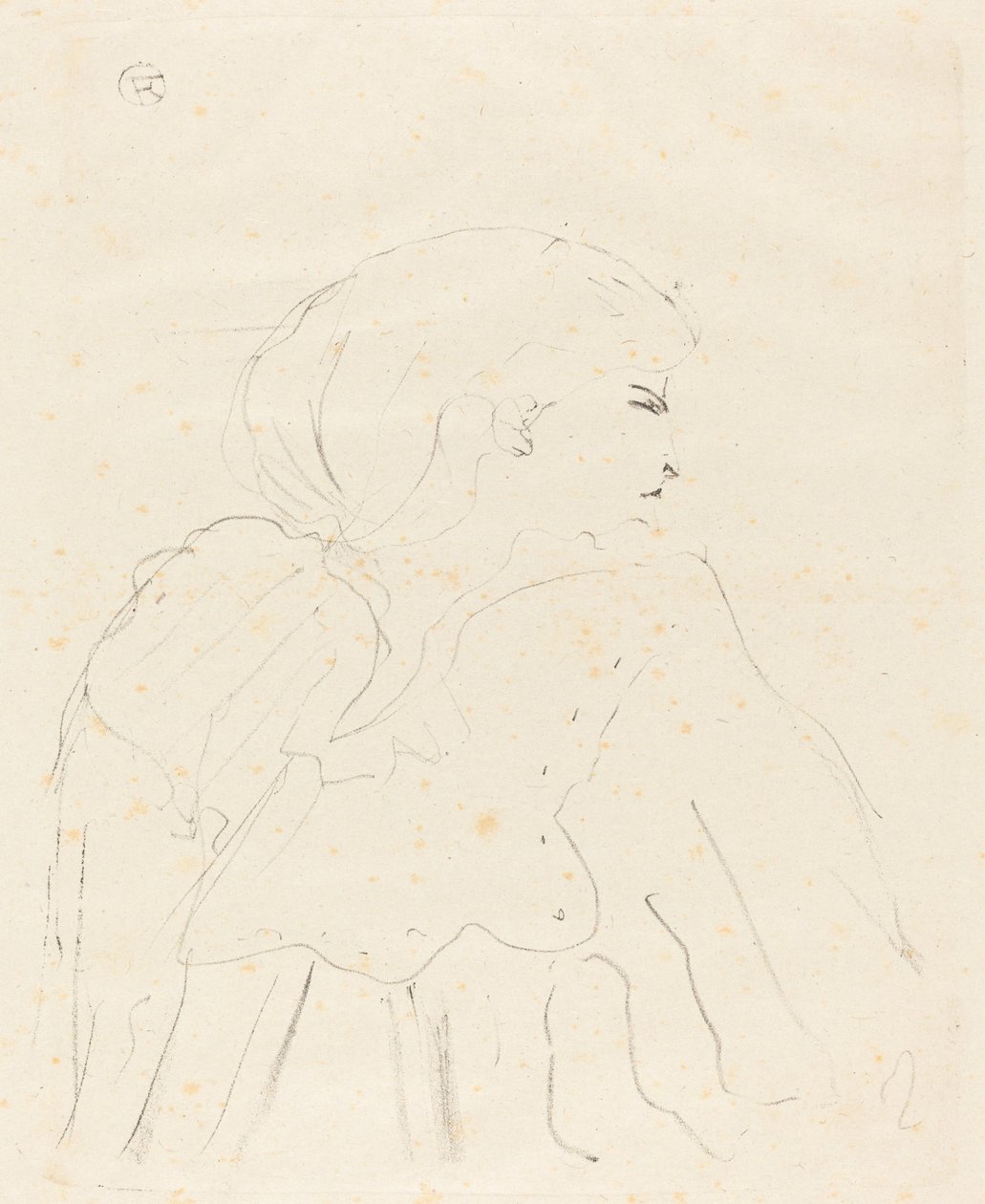 Kassiivi, 1896. tekijältä Henri de Toulouse Lautrec