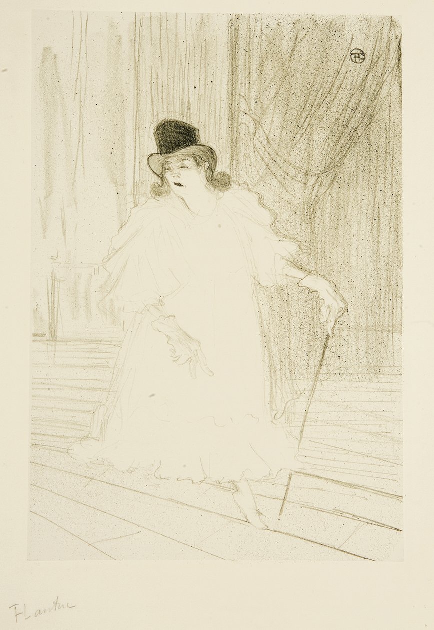 Cecy Loftus, 1895 tekijältä Henri de Toulouse Lautrec