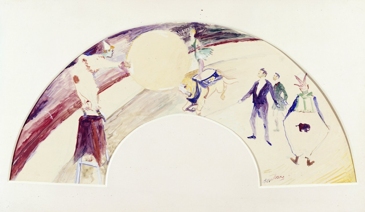 Sirkuskohtaus tekijältä Henri de Toulouse Lautrec