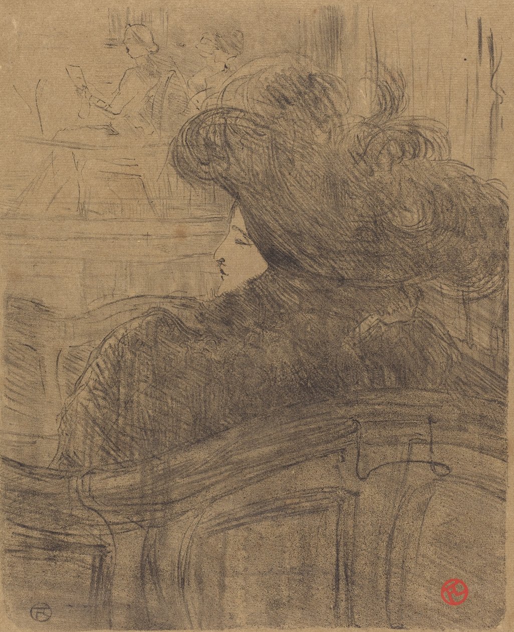 Cleo de Merode tekijältä Henri de Toulouse Lautrec