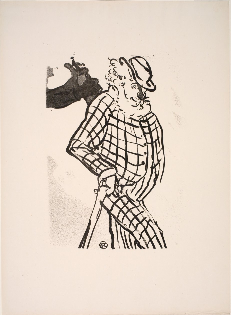 Englantilainen omituinen koomikko tekijältä Henri de Toulouse Lautrec
