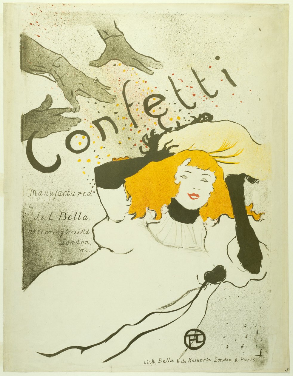 Konfetti tekijältä Henri de Toulouse Lautrec