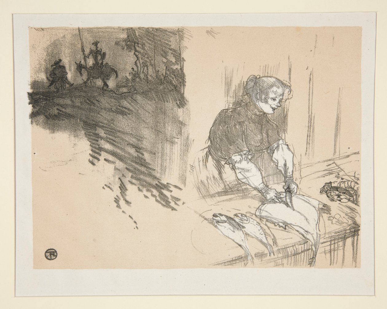 Peitto varten tekijältä Henri de Toulouse Lautrec