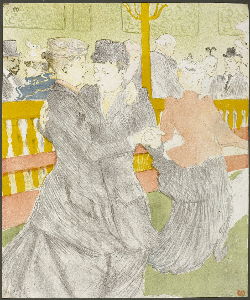 Tanssi Moulin Rougessa tekijältä Henri de Toulouse Lautrec