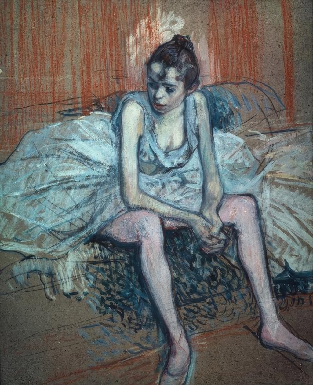 Danseuse assise tekijältä Henri de Toulouse Lautrec