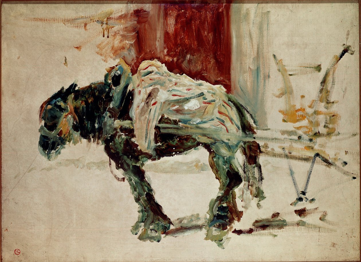 Luonnoshevonen Celeyranille. Henri de Toulouse-Lautrecin maalaus tekijältä Henri de Toulouse Lautrec