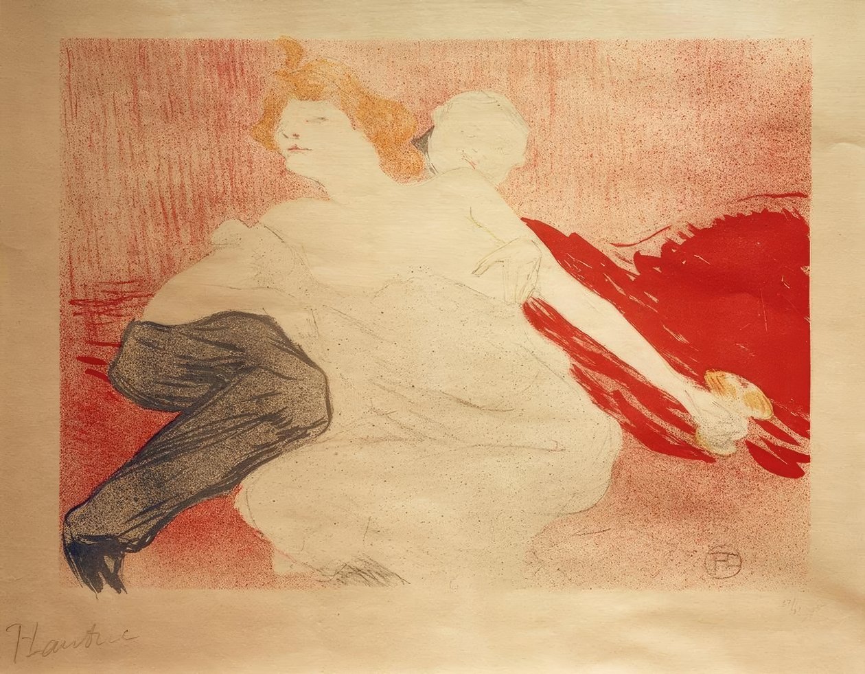 Debauched tekijältä Henri de Toulouse Lautrec