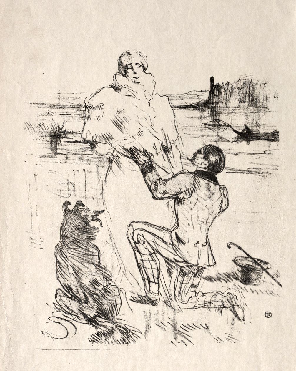 lausunto tekijältä Henri de Toulouse Lautrec
