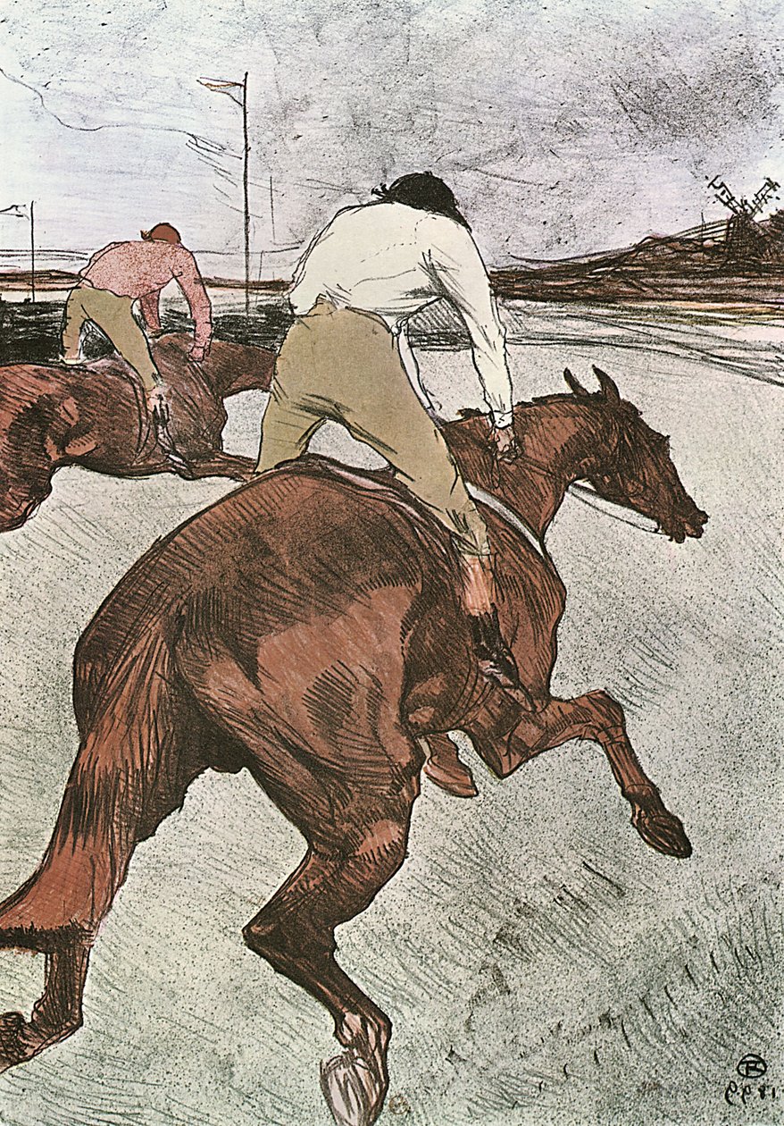 Jockey tekijältä Henri de Toulouse Lautrec