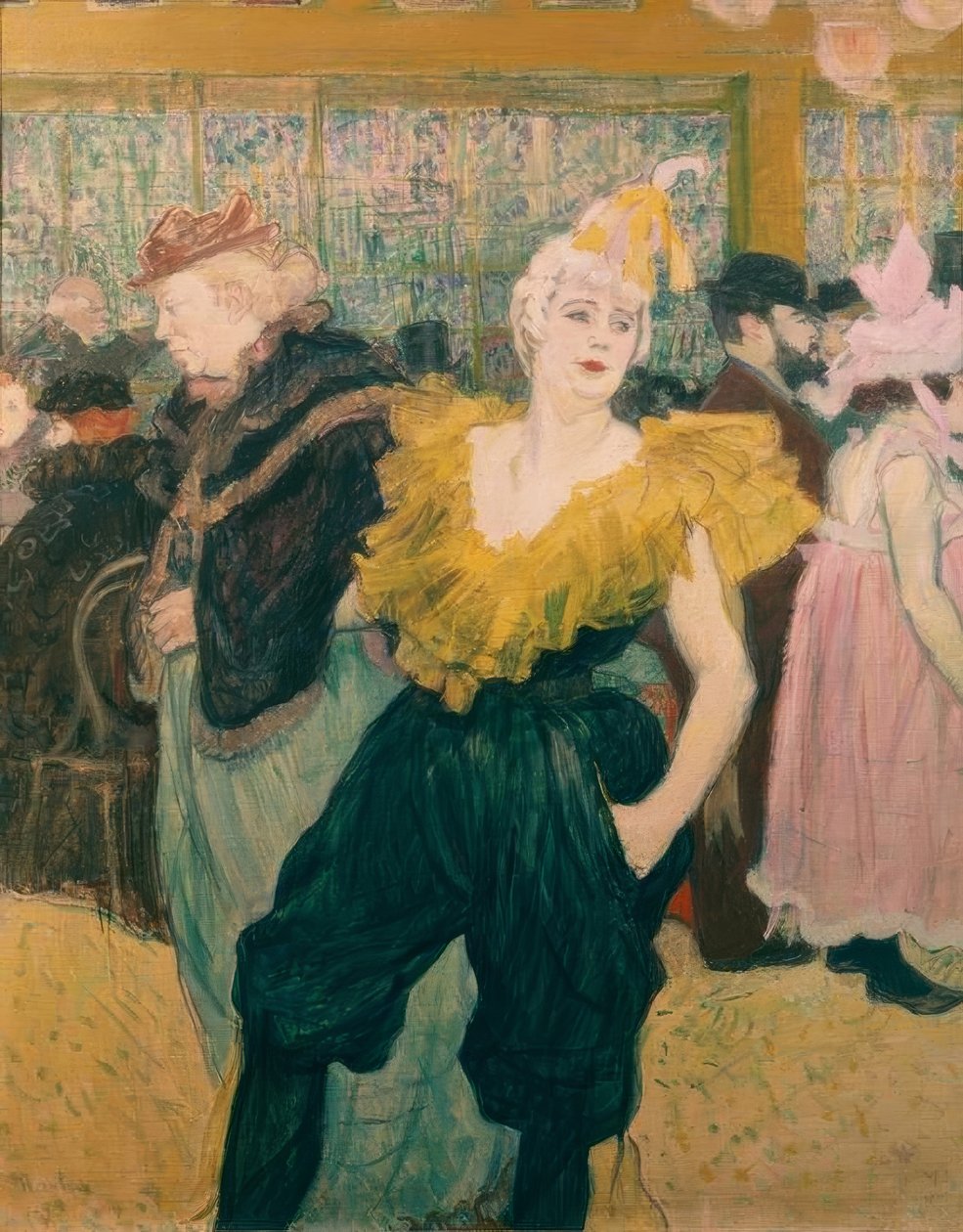 Die Clownesse Cha-U-Kao tekijältä Henri de Toulouse Lautrec