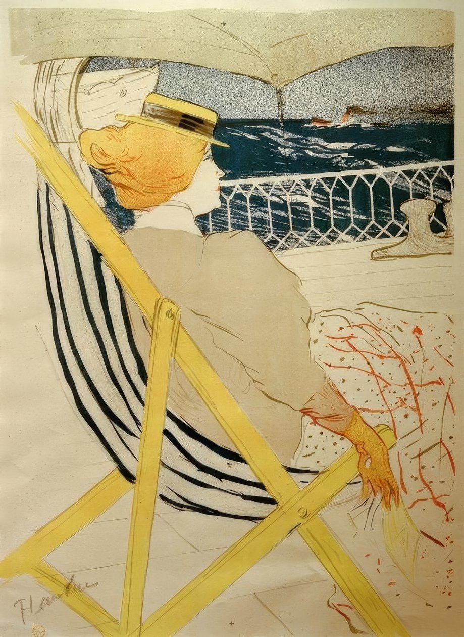 Die Reisende von Kabine 54 tekijältä Henri de Toulouse Lautrec