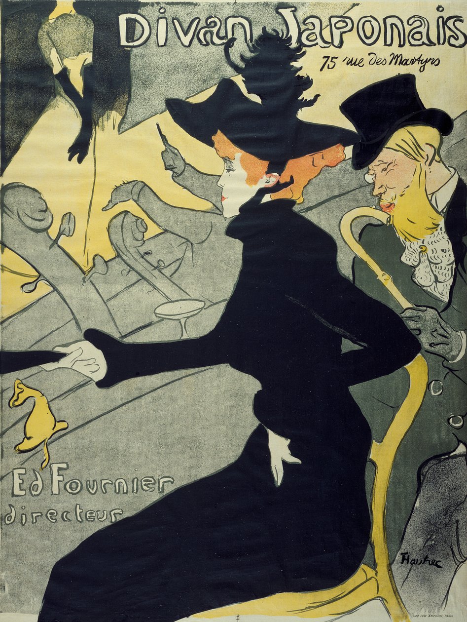 Japanilainen sohva tekijältä Henri de Toulouse Lautrec