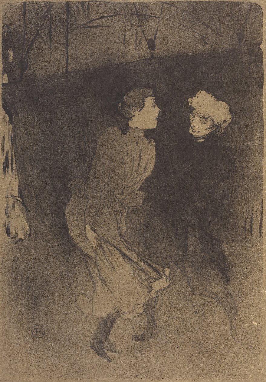Mekkoharjoitus Folies-Bergeressä tekijältä Henri de Toulouse Lautrec