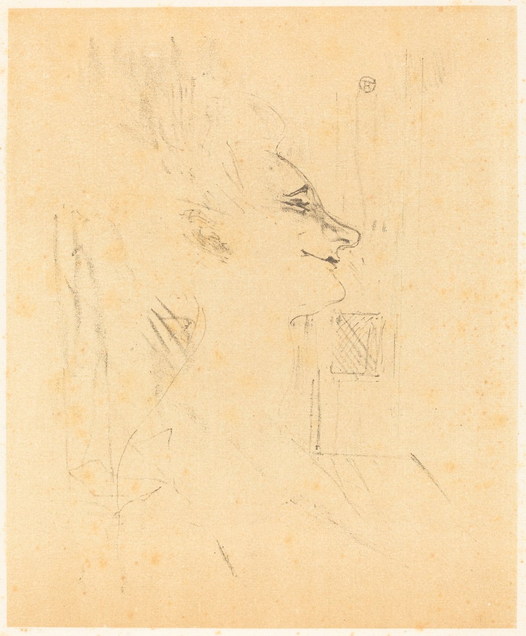 Drunkard Soularde, 1898. tekijältä Henri de Toulouse Lautrec