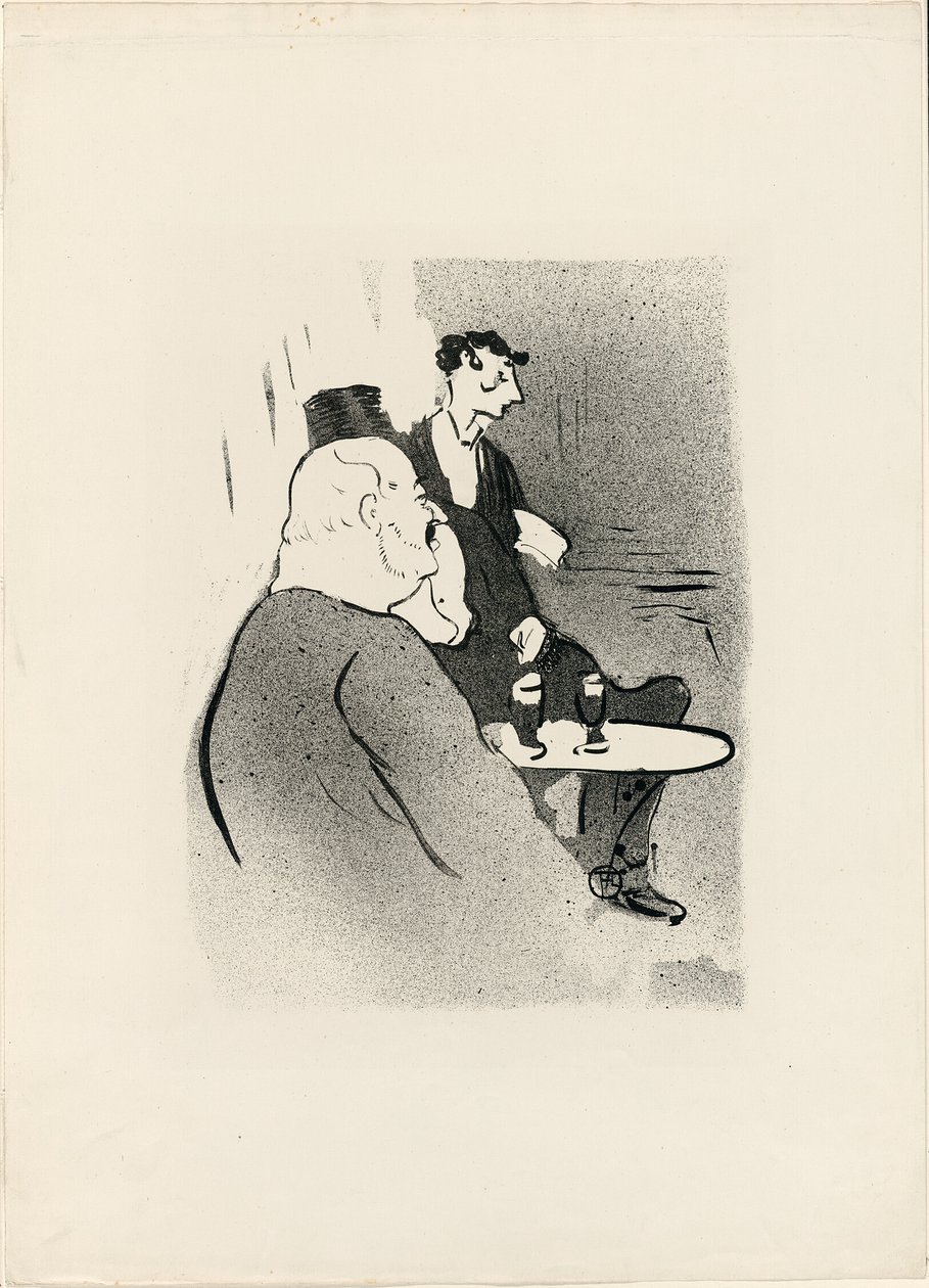 Ducarre Ambassadeursissa, Le Café-Concert -lehdestä. tekijältä Henri de Toulouse Lautrec