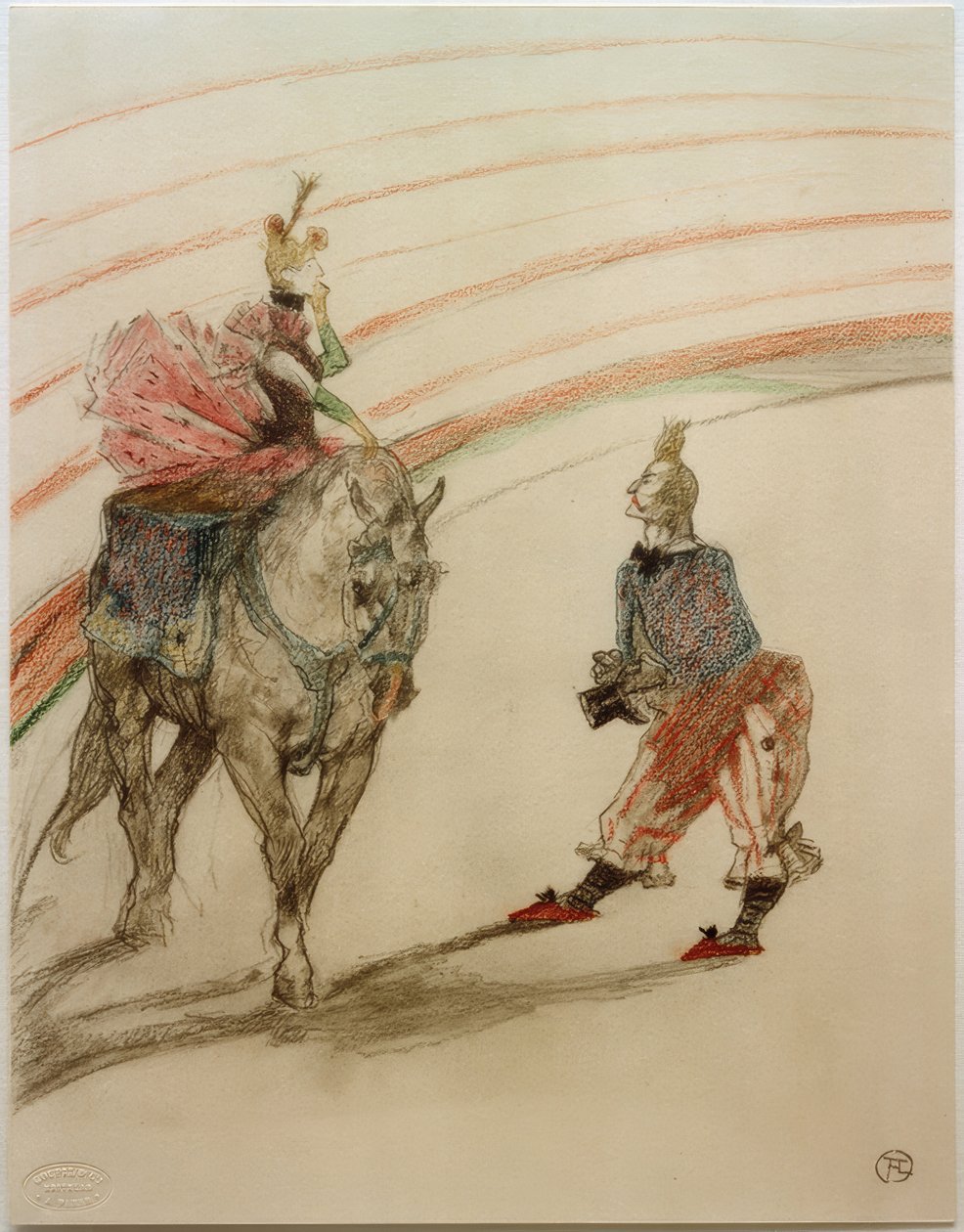 Panel Squire (Hän on mukava, nuori nainen) tekijältä Henri de Toulouse Lautrec