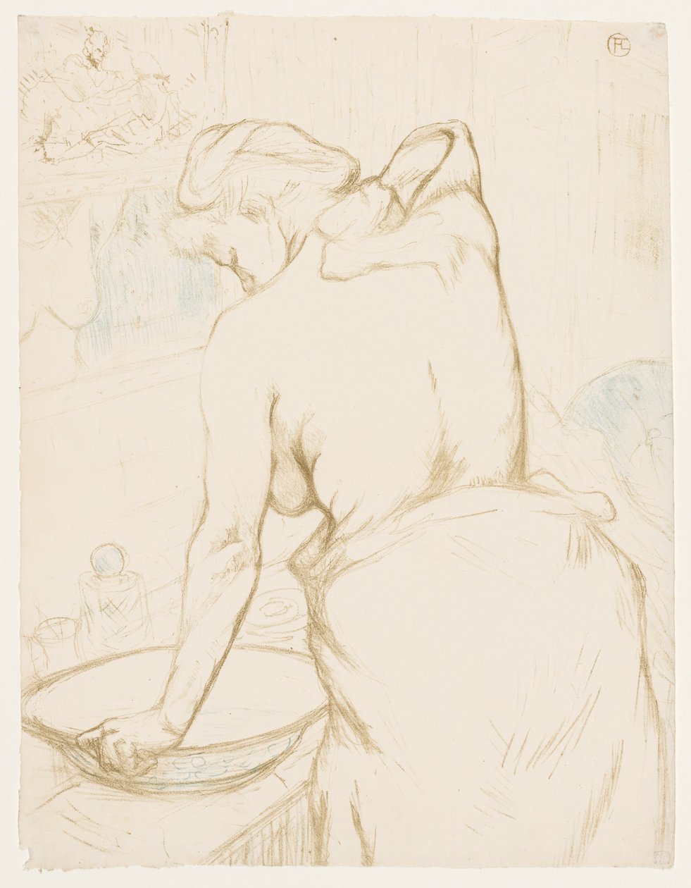 Elles: WC, 1896. tekijältä Henri de Toulouse Lautrec