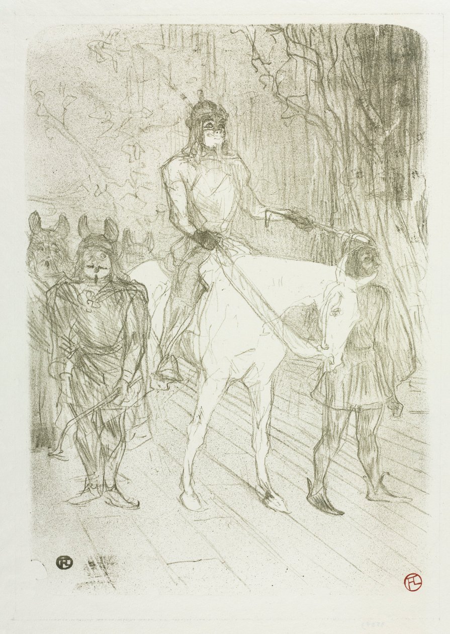 Brasseurin sisäänkäynti Chilpéricissä tekijältä Henri de Toulouse Lautrec