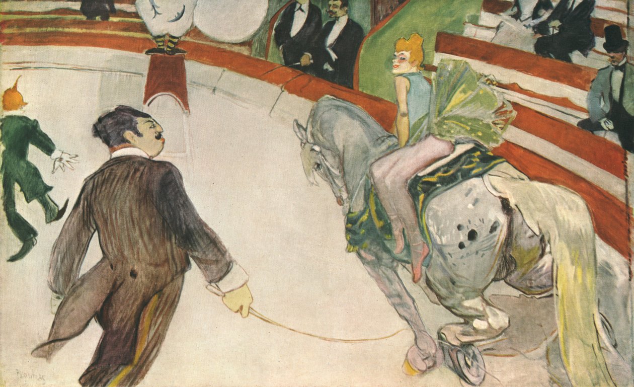 "Equestrienne At the Cirque Fernando", 1888, 1952. tekijältä Henri de Toulouse Lautrec