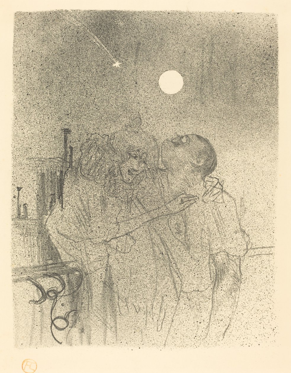 Shooting Stars, 1895. tekijältä Henri de Toulouse Lautrec