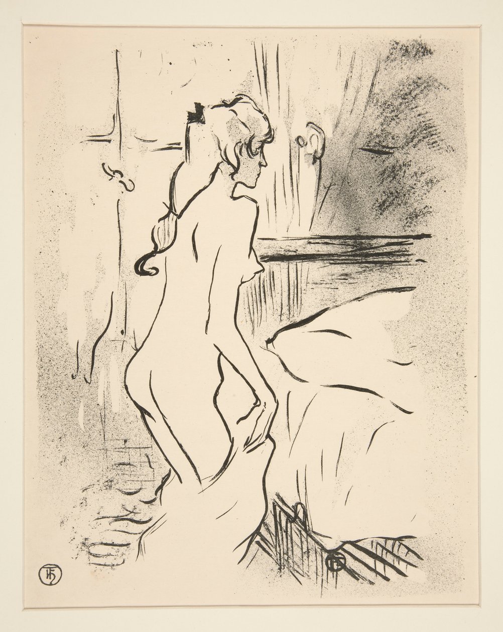 Etude de femme (Opiskelu naisesta) tekijältä Henri de Toulouse Lautrec