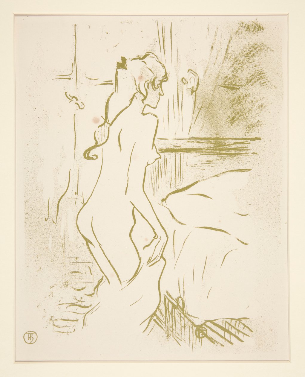 Etude de femme (Opiskelu naisesta) tekijältä Henri de Toulouse Lautrec