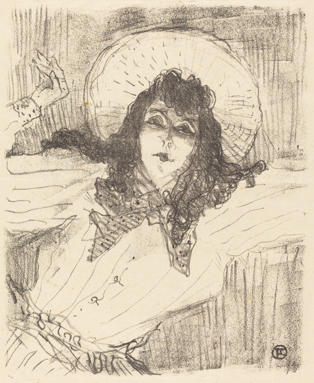 Eva Lavalliere tekijältä Henri de Toulouse Lautrec