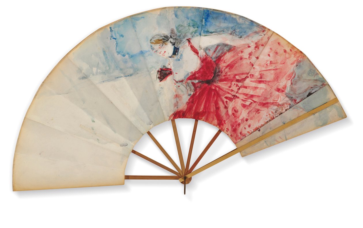 Tuuletin, n. 1892 tekijältä Henri de Toulouse Lautrec