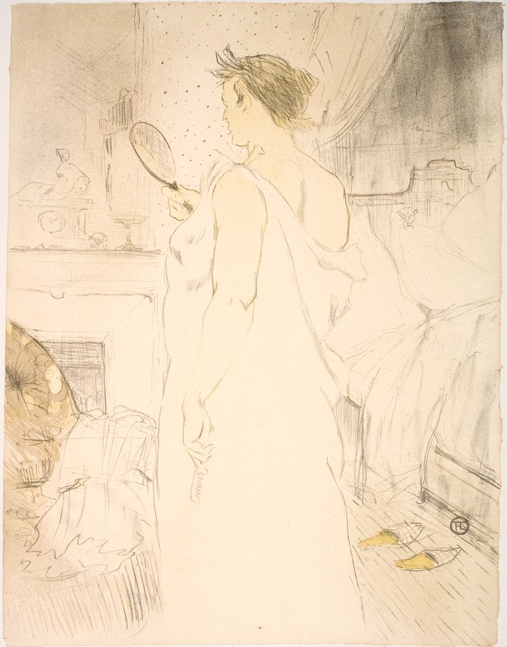 Nainen jäätelö, käsijäätelö tekijältä Henri de Toulouse Lautrec