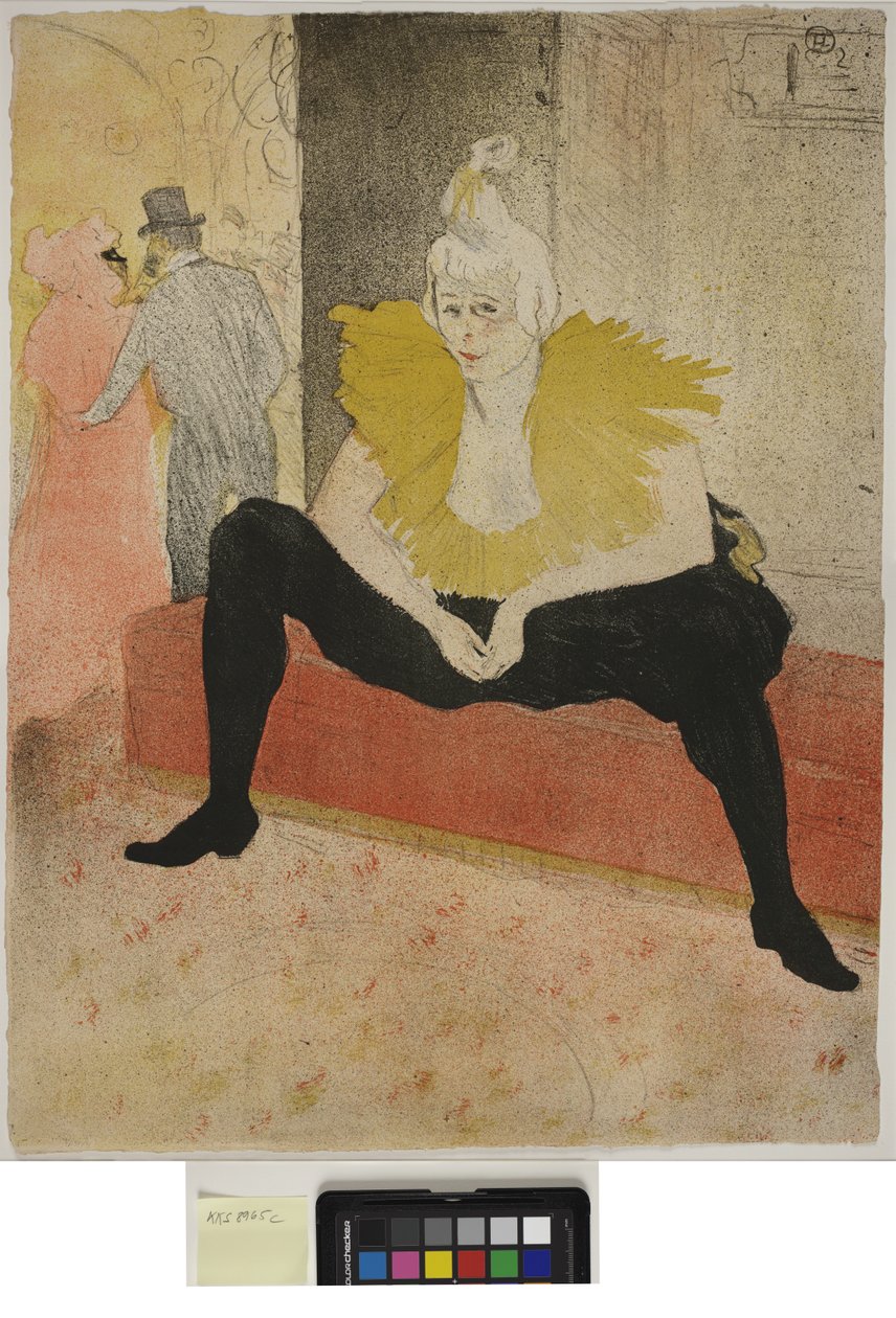 Nainen tarjottimella, Aamiainen, Madame Baron ja Mademoiselle Popo tekijältä Henri de Toulouse Lautrec